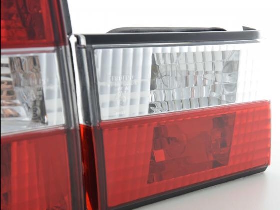 Rückleuchten BMW 5er Limo Typ E34 88-94 klar rot Rückleuchten BMW 5er Limo Typ E34 88-94 klar rot